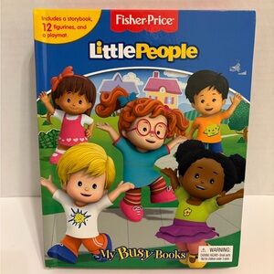 Fisher-Price Little People My Busy Books Playset Figurines Playmat Set NEW